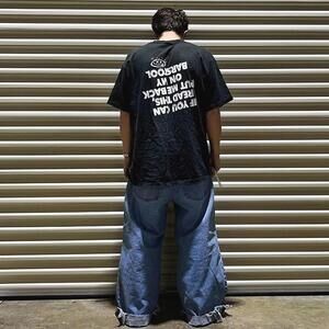 Vintage 90s funny upside down beer shirt